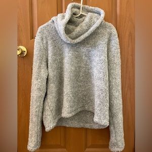 Aerie high neck fuzzy sweater